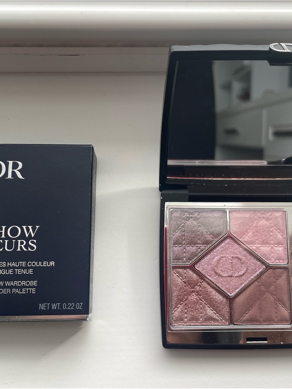 Dior Diorshow 5 Couleurs Eyeshadow  Cannage Limited Edition 855 Rose Moiré